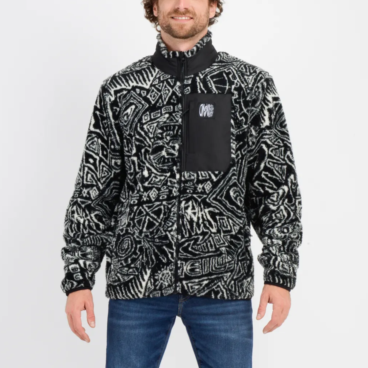 POLERON HOMBRE - MICROPOLARFLEECE - ALAMARE BLACK