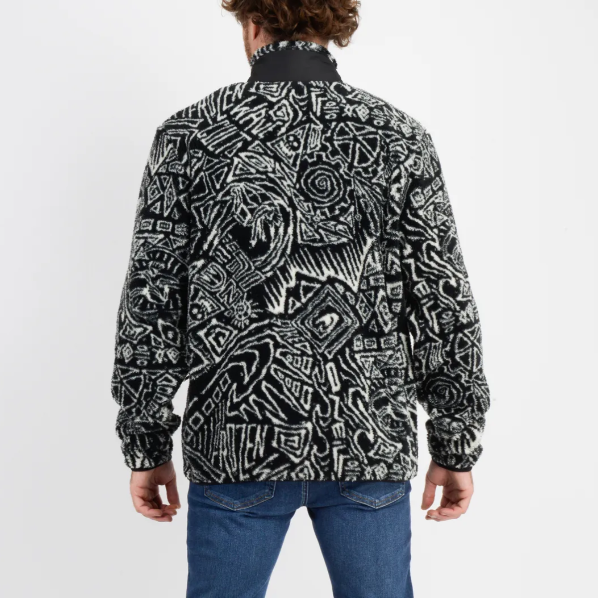 POLERON HOMBRE - MICROPOLARFLEECE - ALAMARE BLACK