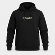 POLERON CON CAPUCHA HOMBRE - BLACK - IN26 - SALE - vista 3D
