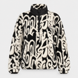 POLERON MUJER - PILE BLACK - IN26 - SALE - vista 3D