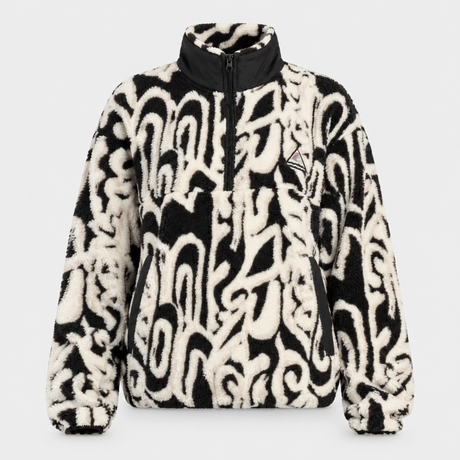 POLERON MUJER - PILE BLACK - IN26 - SALE - vista 3D