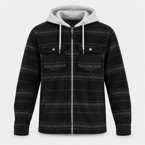 POLERON HOMBRE - STRIPE BLACK - IN26 - SALE - vista 3D