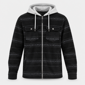 POLERON HOMBRE - STRIPE BLACK - IN26 - SALE - vista 3D