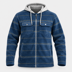 POLERON HOMBRE - STRIPE BLUE - IN26 - SALE - vista 3D
