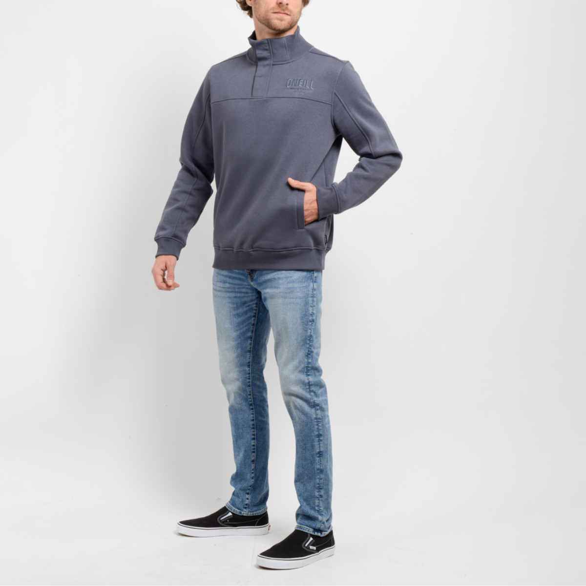 POLERON HOMBRE - FLEECE - OMBRE BLUE