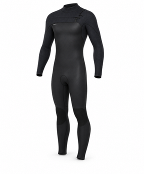 WETSUIT HOMBRE - LARGO - HYPERFREAK CZ FULL 4/3MM - BLACK - vista 3D