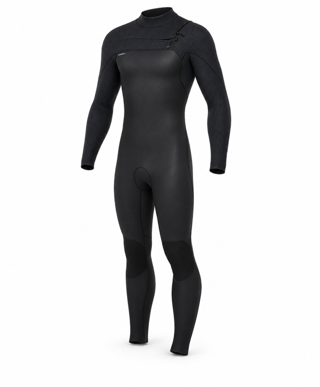 WETSUIT HOMBRE - LARGO - HYPERFREAK CZ FULL 4/3MM - BLACK - vista 3D