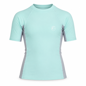 LYCRA NIÑOS - GIRLS CLASSIC UV SS RASH VEST - VE23 - SALE - vista 3D