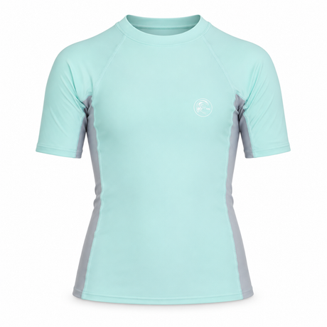 LYCRA NIÑOS - GIRLS CLASSIC UV SS RASH VEST - VE23 - SALE - vista 3D