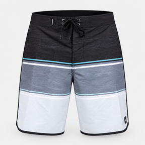 ROPA DE BAÑO HOMBRE - LENNOX SCALLOP 19" - BLACK - VE26 - vista 3D