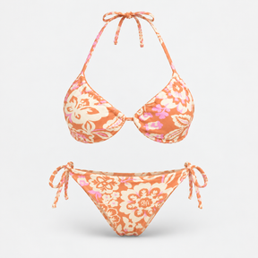 O'NEILL BIKINI - CRISTINA FLORAL TAWN ORANGE - VE24 - SALE - vista 3D