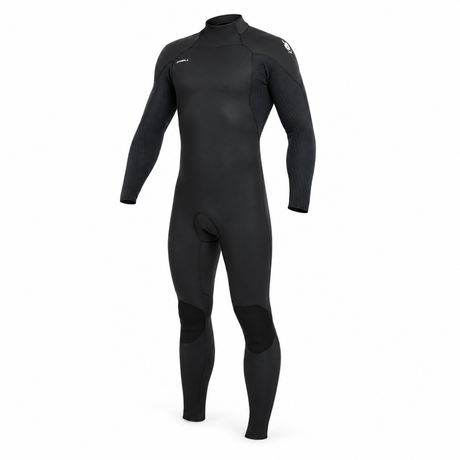 WETSUIT HOMBRE - LARGO - HYPER FIRE BZ FULL 3/2MM - BLACK - vista 3D