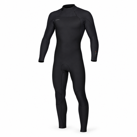 WETSUIT HOMBRE - LARGO - HYPERFREAK BZ FULL 3/2MM - BLACK - vista 3D