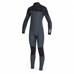 WETSUIT NIÑO - LARGO - BOYS HYPERFREAK CZ FULL 4/3MM - BLACK/GUNMENTAL - vista 3D