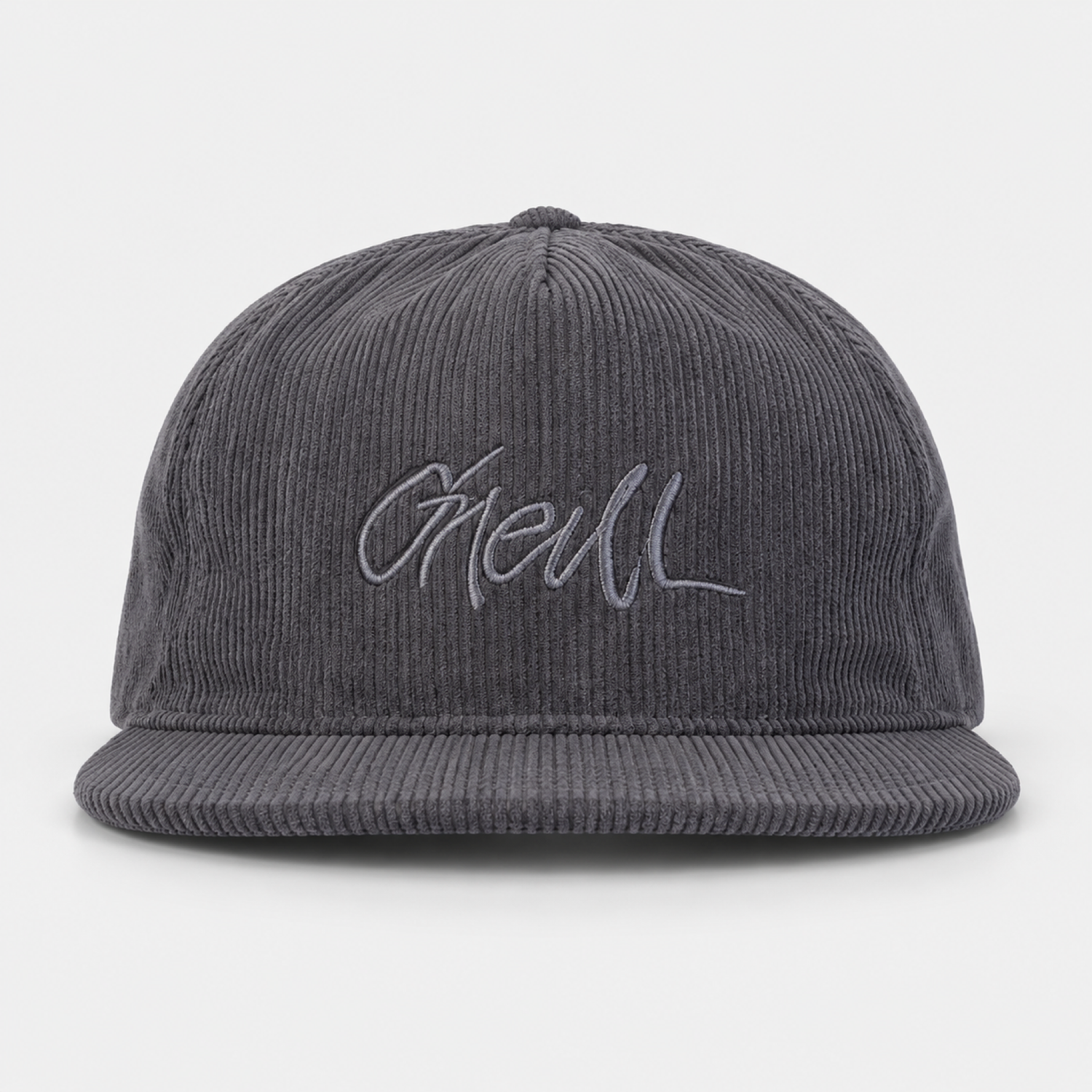 GORRA HOMBRE - CORDUROY MAN HAT GRAPHITE - VE26 - vista 3D