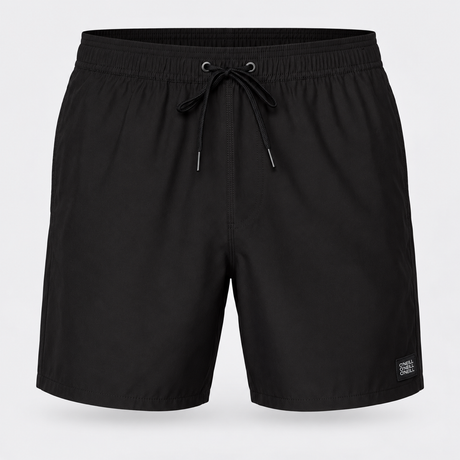 ROPA DE BAÑO HOMBRE - LENNOX HERMOSA SOLID VOLLEY 17 - BLACK - VE26 - vista 3D