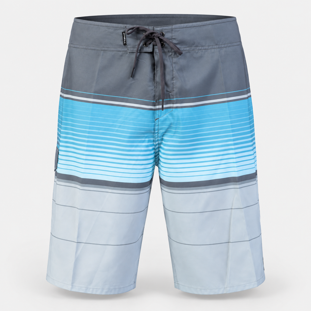 ROPA DE BAÑO HOMBRE - LENNOX STRIPE 21 - GREY - VE26 - vista 3D