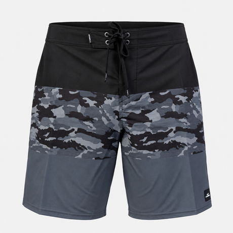 ROPA DE BAÑO HOMBRE - HYPERFREAK HEAT BLOCK 19 - BLACK CAMO - VE26 - vista 3D