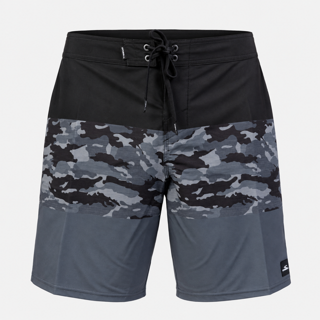 ROPA DE BAÑO HOMBRE - HYPERFREAK HEAT BLOCK 19 - BLACK CAMO - VE26 - vista 3D