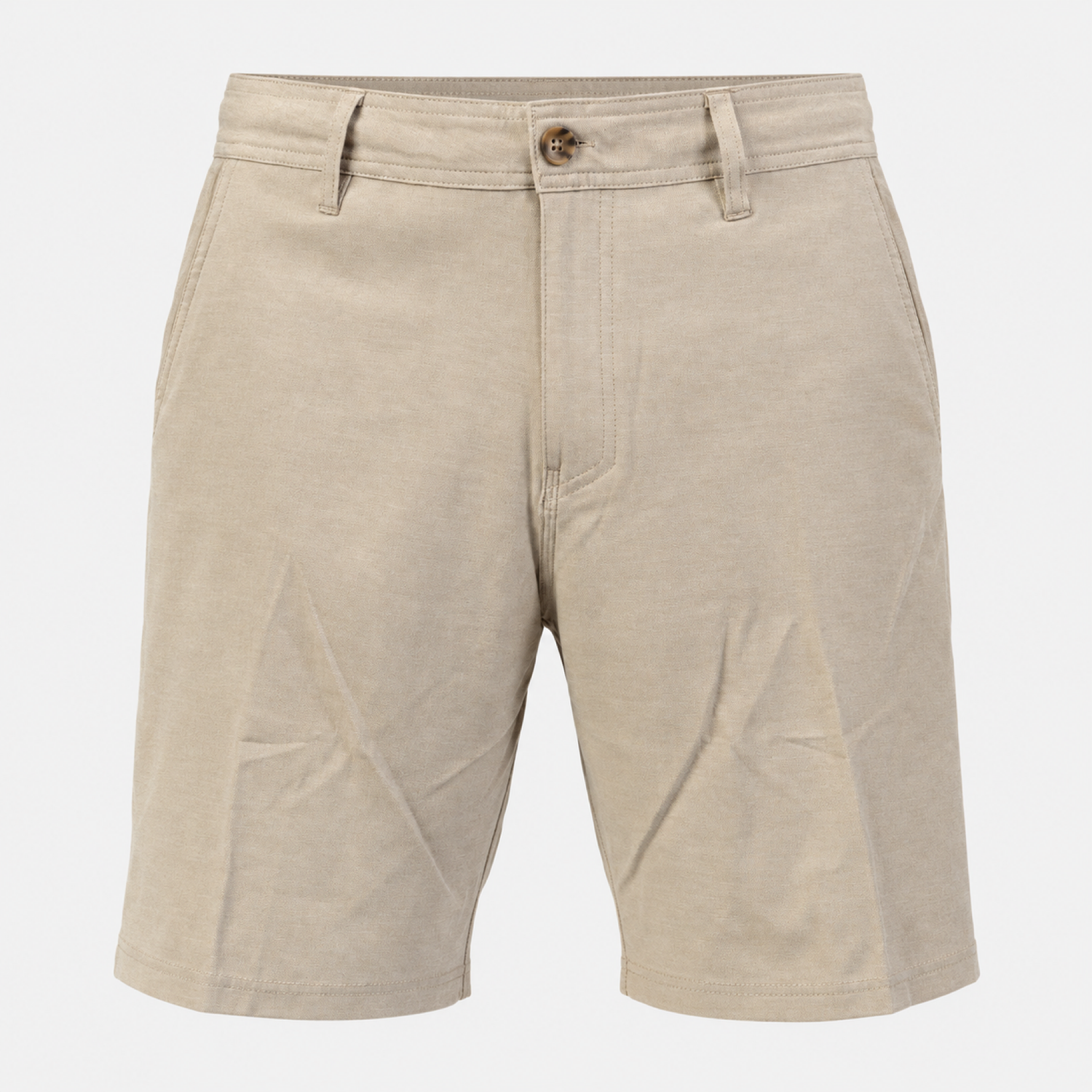 SHORT HOMBRE - RESERVE LIGHT CHECK 19 - DARK KHAKI - VE26 - vista 3D