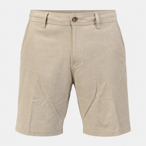 SHORT HOMBRE - RESERVE LIGHT CHECK 19 - DARK KHAKI - VE26 - vista 3D