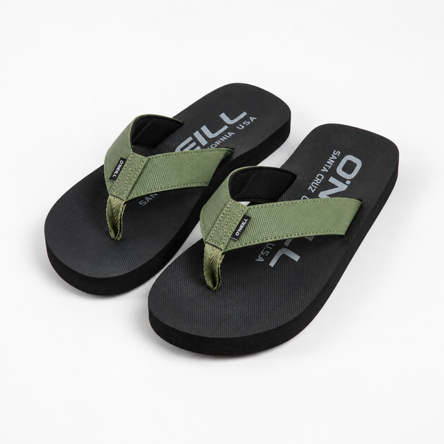 SANDALIA HOMBRE - OLIVA - VE26 - SALE - vista 3D