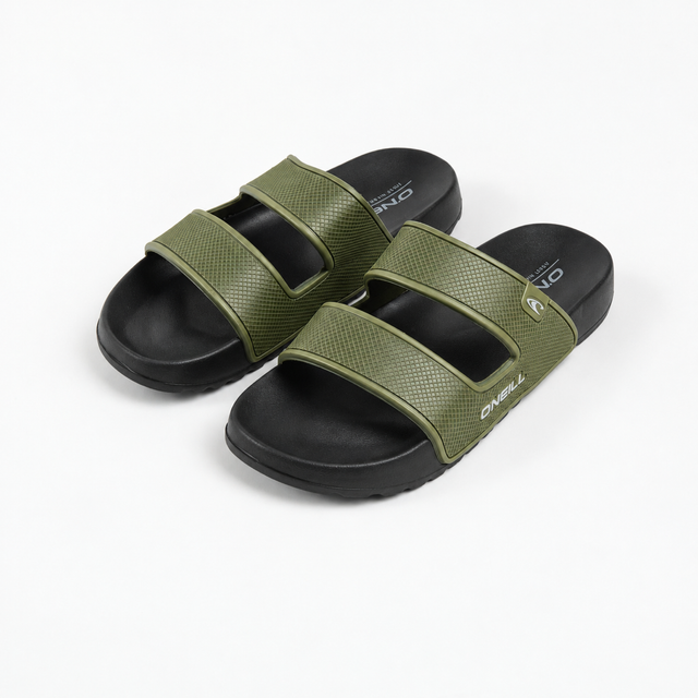 SANDALIA HOMBRE - OLIVA - VE26 - SALE - vista 3D