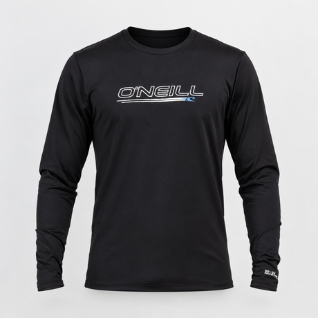 LYCRA PLAYA - HOMBRE - BASIC L/S RASHGUARD - BLACK - VE26 - SALE - vista 3D