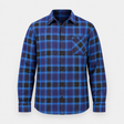 FRANELA M/L - BLUE - IN26 - SALE - vista 3D