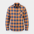 FRANELA M/L - ORANGE - IN26 - SALE - vista 3D
