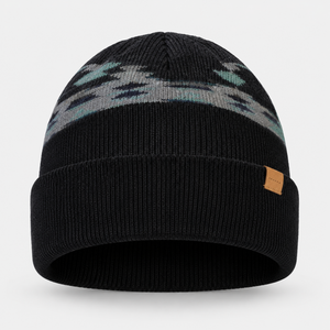 BEANIE HOMBRE - AZTEKA GRAY/BLACK - IN26 - SALE - vista 3D