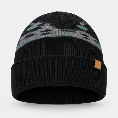 BEANIE HOMBRE - AZTEKA GRAY/BLACK - IN26 - SALE - vista 3D