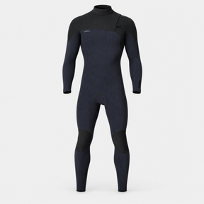 WETSUIT HOMBRE - LARGO - HYPER X ZIPPERLESS FULL 3/2MM - BLACK IN26 - vista 3D