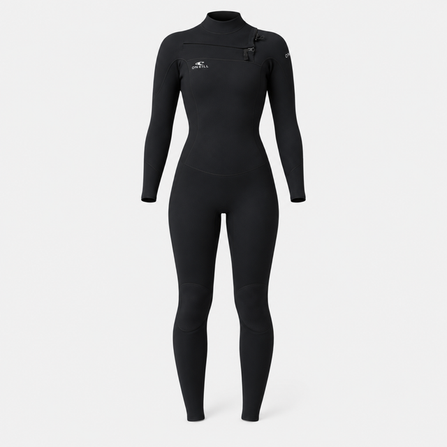 WETSUIT MUJER - LARGO - WMNS REACTOR 2 GBS CZ FULL 4/3MM - BLACK IN26 - vista 3D