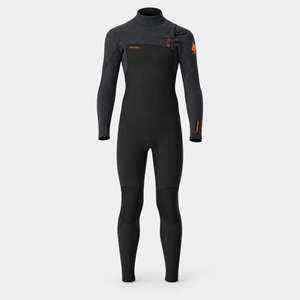 WETSUIT NIÑO - LARGO - YOUTH HYPERFIRE CZ FULL 3/2MM - BLACK - vista 3D