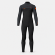 WETSUIT NIÑO - LARGO - YOUTH HYPERFIRE CZ FULL 4/3MM - BLACK - vista 3D