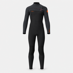 WETSUIT NIÑO - LARGO - YOUTH HYPERFIRE CZ FULL 4/3MM - BLACK - vista 3D