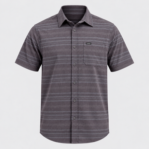 Camisa O’Neill STRIPE GRAPHITE VE26, vista frontal 3D