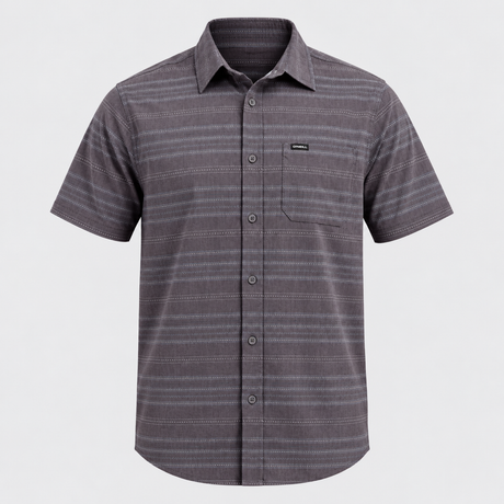 Camisa O’Neill STRIPE GRAPHITE VE26, vista frontal 3D