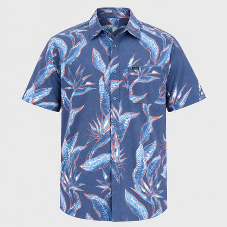Camisa O’Neill TROPICAL BLUE VE26, vista frontal 3D