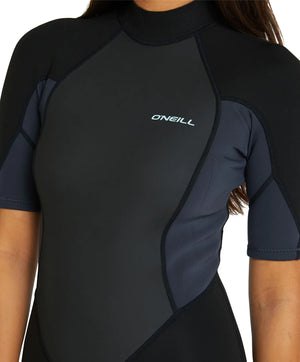 WETSUIT MUJER - WMNS REACTOR 2 BZ SS SPRING 2MM - BK6 BLK/BLK/GUNMTL