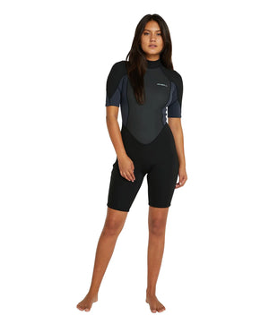 WETSUIT MUJER - WMNS REACTOR 2 BZ SS SPRING 2MM - BK6 BLK/BLK/GUNMTL