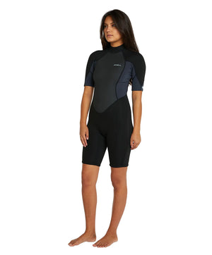 WETSUIT MUJER - WMNS REACTOR 2 BZ SS SPRING 2MM - BK6 BLK/BLK/GUNMTL