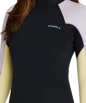 WETSUIT MUJER - WMNS REACTOR 2 BZ FULL 3/2MM - 3S10 BLK/LPRP/BNA