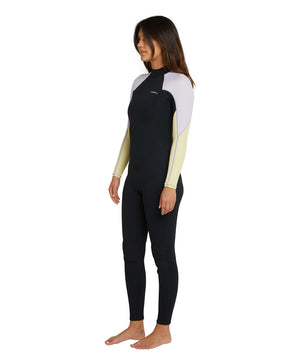 WETSUIT MUJER - WMNS REACTOR 2 BZ FULL 3/2MM - 3S10 BLK/LPRP/BNA