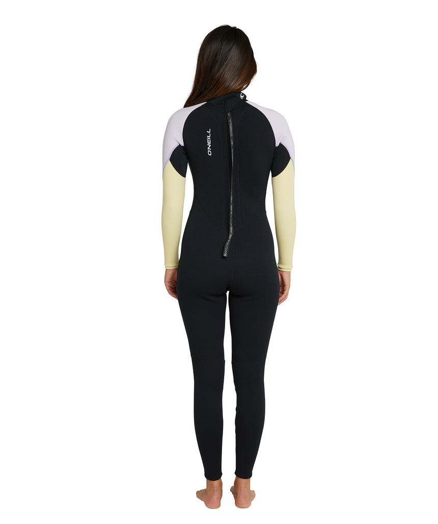 WETSUIT MUJER - WMNS REACTOR 2 BZ FULL 3/2MM - 3S10 BLK/LPRP/BNA