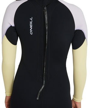 WETSUIT MUJER - WMNS REACTOR 2 BZ FULL 3/2MM - 3S10 BLK/LPRP/BNA