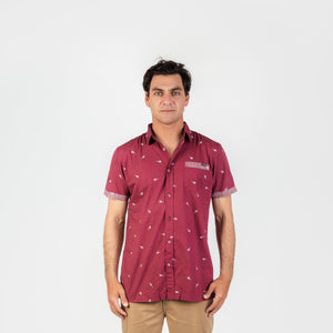 CAMISA M/C - O'NEILL SHIRT - BURGUNDY - VERANO 2021