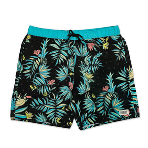 ROPA DE BAÑO HOMBRE - YES TOUCAN VOLLEY - BLACK - VERANO 2022