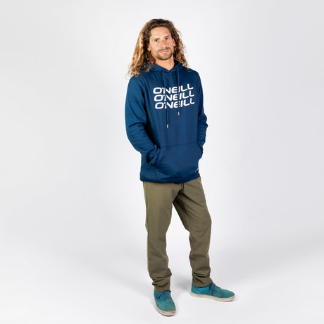 POLERON HOMBRE - LM TRIPLE STACK HOODIE  - INK BLUE - VERANO 2022